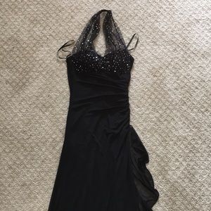 Blonde Nights Halter Formal dress Size 5